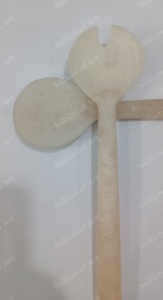 Cucharas para servidor de ensaladas, accesorio con mango de resina de último diseño para uso doméstico y en restaurante, producto a la venta - Product Image 5
