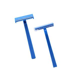 Rasoir en or rose avec logo personnalisé Rasoir de sécurité écologique à double tranchant pour femmes Rasoir fermé - Product Image 4