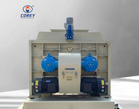 Moteur diesel électrique à double arbre horizontal, haute efficacité, entièrement automatique, bétonnière JS 1500, 90 m³/h