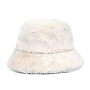 Sherpa Lined Winter Bucket Hat Warm Cozy Fuzzy Fisherman Cap Outdoor Casual Streetwear Unisex Fashion Headwear Custom Branding - Product Image 4