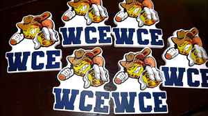 Pare-chocs de casque de baseball personnalisés avec adhésif 3M 2D 3D double bande pour logos d'équipes - Product Image 3