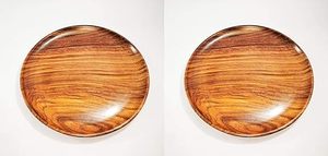 Plateau en bois d'acacia fait à la main jetable pour le thé pain fruits secs fête service alimentaire bas prix plateau à vaisselle en bois transfrontalier - Product Image 6