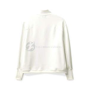 Winter Hip Hop Style Quarter Zip <b>Women's</b> Sweatshirts Polyester/Cotton Front Breathable Eco-Friendly Lined Drop-Shoulder Long - Product Image 4