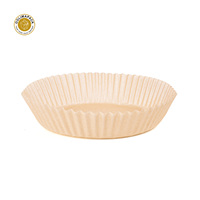 OOLIMA Doublures en papier jetables pour friteuse à air, anti-graisse, antiadhésives, en papier sulfurisé, emballage supermarché pour cuisson sans huile
