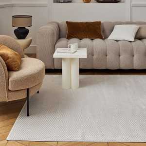 Alfombra Decorativa para el Hogar The Rugs Carmel Crema-Beige con Puntos, Serie 6080, 80X150 cm - Product Image 2