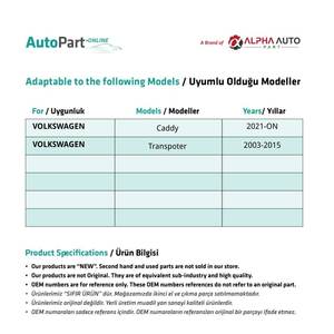 Motor de cerradura de puerta central para Volkswagen T5, Caddy - Product Image 2