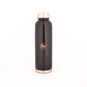 Bouteille d'eau en cuivre de style américain ayurvédique traditionnelle, écologique, portable, grande capacité, d'origine indienne, pour la maison, le bureau, l'extérieur - Product Image 3