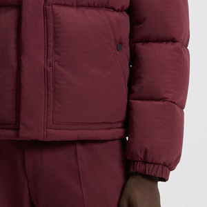 Veste matelassée pour homme avec logo personnalisé et poche avant, design uni 2026, fermeture éclair, design streetwear tendance, décontractée 2026 - Product Image 4