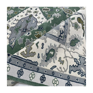 Tapis Oushak noués à la main bas zéro coupe Pile Antique Vintage Design zone de trafic très élevé tapis usine Oshak USA maison salon - Product Image 2