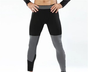 Leggings de sport à compression avec logo personnalisé, taille européenne, 95% polyester, 5% élasthanne, taille élastique pour homme, collants de course, vêtements de sport - Product Image 5