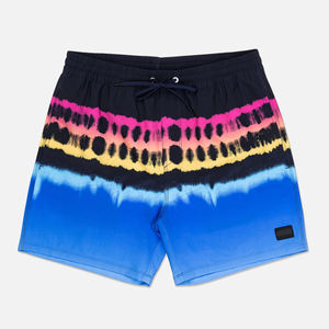 Shorts de bain décontractés pour hommes, 100 % polyester, taille mi-haute, imprimés par sublimation personnalisée, respirants, écologiques, anti-plis et séchage rapide - Product Image 4