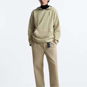 Sweats à capuche unis Athletic haute qualité 100% sweats à capuche en coton sweats vêtements pour hommes Streetwear surdimensionné poids lourd basiques à capuche - Product Image 2