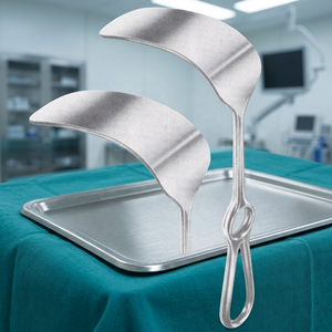Écarteurs Milkulicz 120x50mm en acier inoxydable, instruments chirurgicaux certifiés CE, utilisation manuelle - Product Image 4