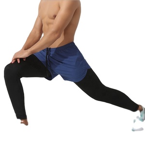 Custom Made Breathable Eco-Friendly <b>Men</b> Leggings <b>Shorts</b> Quick Dry Sustainable Street Wear Casual Sports Solid OEM Service - Product Image 5