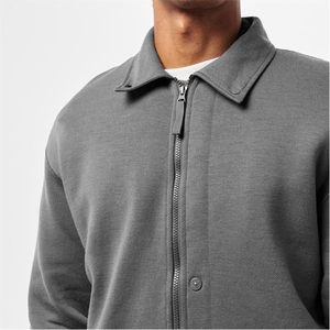 Sudadera de Forro Polar de Algodón para Hombre, Diseño Nuevo, con Cierre, para Invierno, Hecha en Pakistán, Venta al por Mayor - Product Image 4