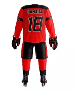 Uniforme deportivo de poliéster para equipos de hockey, ropa deportiva totalmente sublimada, a la moda - Product Image 5