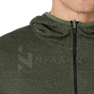 Surdimensionné Hommes de Haute Qualité Polyester/Coton Gym Fitness Hoodies Hiver Streetwear Col À Capuche En Gros - Product Image 5
