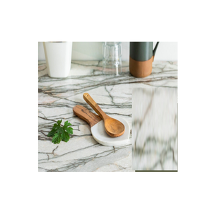 Soporte de descanso de cuchara de mármol y madera de cocina de gran venta para soporte de pinzas de espátula superior de estufa con uso hecho a mano - Product Image 5