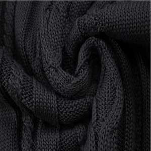 Men's Style Long Sleeve Knit Polyester Sweater Custom Crew Neck <b>Jumper</b> with Embroidered Logo Polyester Sweater - Product Image 6