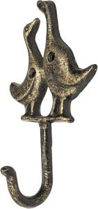 เหล็กหล่อติดผนังตกแต่งบ้านตะขอเดี่ยวออกแบบที่เป็นเอกลักษณ์ (เป็ด) ธีมสำหรับเสื้อผ้า - Product Image 5