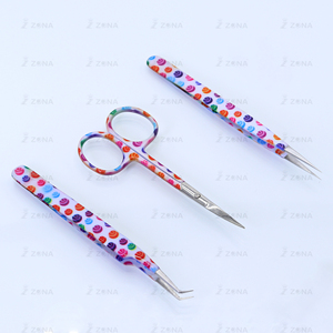 แหนบสำหรับต่อขนตาแหนบคิ้วแหนบต่อขนตาแบบสแตนเลส - Product Image 5