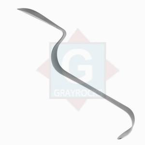 เครื่องถ่างแก้มแบบใช้มือ Gray Rocks Bishop รุ่น -5555-34 ทำจากสแตนเลส สำหรับงานผ่าตัดทางทันตกรรม ได้รับการรับรองมาตรฐาน CE ระดับ I สำหรับการใช้งานกับลิ้น - Product Image 1