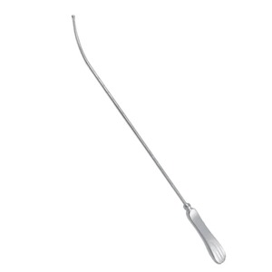 Maleable, plateado, 33cm Estándar de calidad alemán Acero inoxidable Logotipo personalizado Sims Uterine Sound - Product Image 3