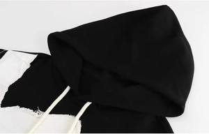 Sudadera con Capucha de Invierno, Sólida, Sin Forro, Bordada, Personalizada, de Poliéster/Algodón, Absorbente de Humedad, Transpirable, de Secado Rápido, Corte Regular - Product Image 3