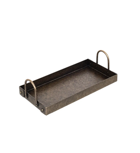 Plateau de service polyvalent en aluminium et laiton pour boissons, desserts et entrées Pratique pour les restaurants et la restauration - Product Image 3