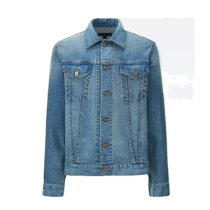 Chaquetas vaqueras de 100% algodón para hombre, diseño personalizado, OEM, verde, de buena calidad, directo de fábrica, el mejor precio - Product Image 5