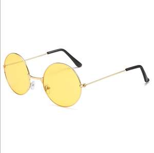 Vente directe d'usine, lunettes de soleil rondes colorées et tendance - Product Image 6