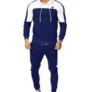 Survêtements pour hommes 100% coton Logo personnalisé motif solide vêtements d'entraînement et de jogging pour les ensembles respirants d'hiver les plus vendus - Product Image 5