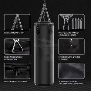 Durable Material Boxing <b>Punching</b> <b>Bag</b> MMA Muay Thai Kickboxing <b>Punching</b> <b>Bag</b> Workout Heavy Duty <b>Punching</b> <b>Bag</b> - Product Image 3