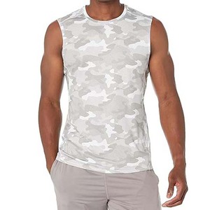 Vêtements de sport d'entraînement Gym Fitness gilet débardeurs personnalisé prix de gros hommes coton respirant sans manches homme débardeur chemises 2025 - Product Image 1