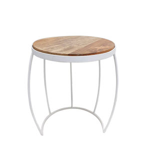 Traditional Cast Metal Wood Side <b>Table</b> With Wholesale Bulk Living Room Furniture Handmade Customized - Product Image 1