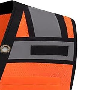 Sudadera con capucha reflectante de manga larga para hombre, ropa de trabajo de construcción personalizada, chaqueta de seguridad de alta visibilidad a prueba de agua - Product Image 2