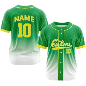 Maillot de baseball personnalisé OEM à manches courtes avec motif vierge pour la conception de maillots - Product Image 6