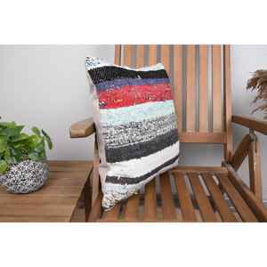 Multicolor Wool Kilim <b>18x18</b> Inch Decorative Cushion Woven Vintage Leaves Print Pattern Portable for Bedding Sofa Christmas Use - Product Image 2