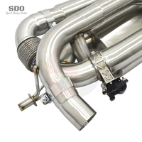 Système d'échappement Catback Valvetronic en acier inoxydable poli miroir SDO Performance pour Lotus Emira 2.0T 2021+ avec silencieux