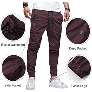 Pantalon en jean enduit de haute qualité pour hommes pantalon en jean cool multi-poches personnalisé pour hommes slim téléchargé par robe de sport - Product Image 2