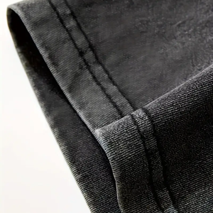 T-shirts pour hommes en coton de 300 g/m², style hip-hop, surdimensionnés, à manches courtes, col rond, imprimés, streetwear - Product Image 5