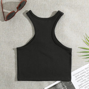 High Quality Women'S <b>Clothing</b> Solid Color Nylon Thread Vest Sports Quick-<b>Drying</b> Seamless Yoga Top Womens Tank Top - Product Image 4