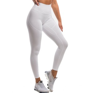Leggings de cintura alta de talla grande para mujer, mallas de alta calidad, diseño personalizado, mallas de Yoga para Fitness - Product Image 5