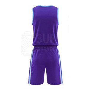 Professional Grade Printed Plus Size Basketball Uniform Includes Jersey Shorts Breathable Lightweight Polyester Customized Sizes - Product Image 3