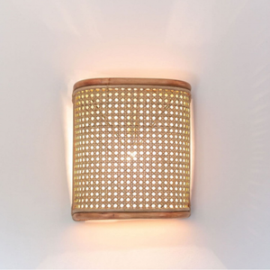 Luminaires muraux rectangulaires en rotin tissés à la main du Vietnam de luxe moderne de haute qualité | Abat-jour | Lampes suspendues - Product Image 3