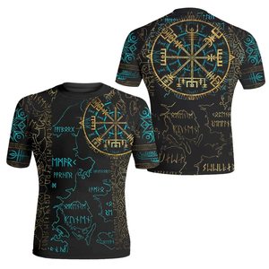 Breathable Quick Dry <b>Rashguard</b> Compression Athletic Shirt Custom Performance Wear for Martial Arts Training - Product Image 2