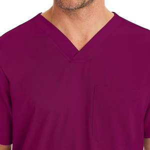Conjunto de uniformes médicos de manga corta con cuello en V y logotipo personalizado Hospital Doctor enfermera uniformes médicos - Product Image 2
