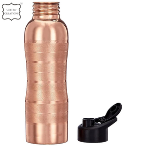 2024 Pure Copper Water <b>Bottle</b> With <b>Sipper</b>, for Ayurveda Health Benefits - Product Image 3