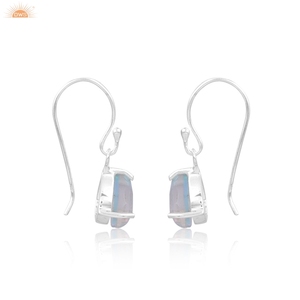 Aurora Oapl Sky Beautiful 925 Sterling Silver Pear Shape Drop & Dangle Every Day Mujeres Pendientes hechos a mano Fabricante personalizado Fracturer - Product Image 3