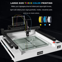 Impresora de Letras 3D Multicolor Maigao, Impresión Rápida de Letras con Iluminación para Logotipos Publicitarios